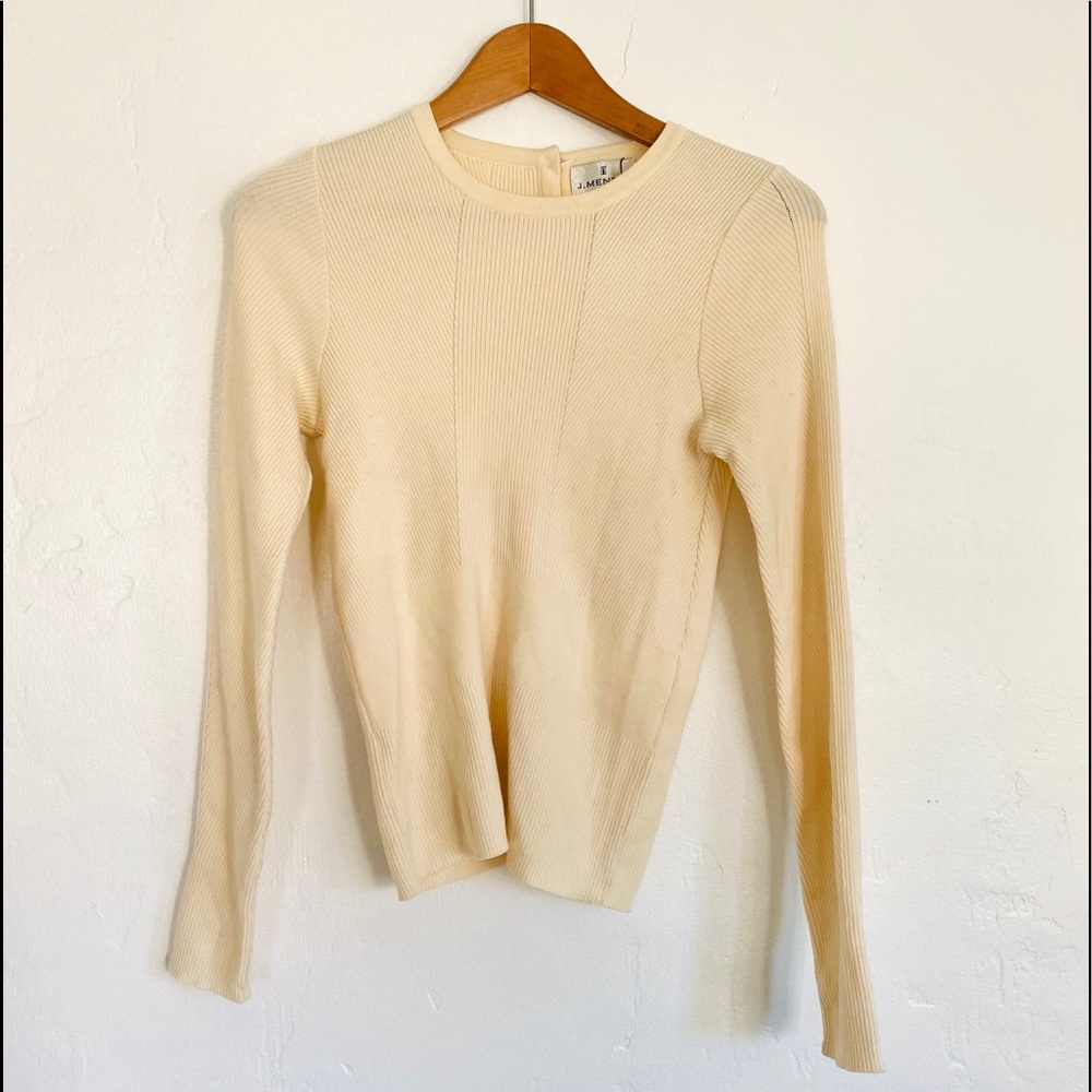 J. Mendel Ribbed Reverse Cardigan